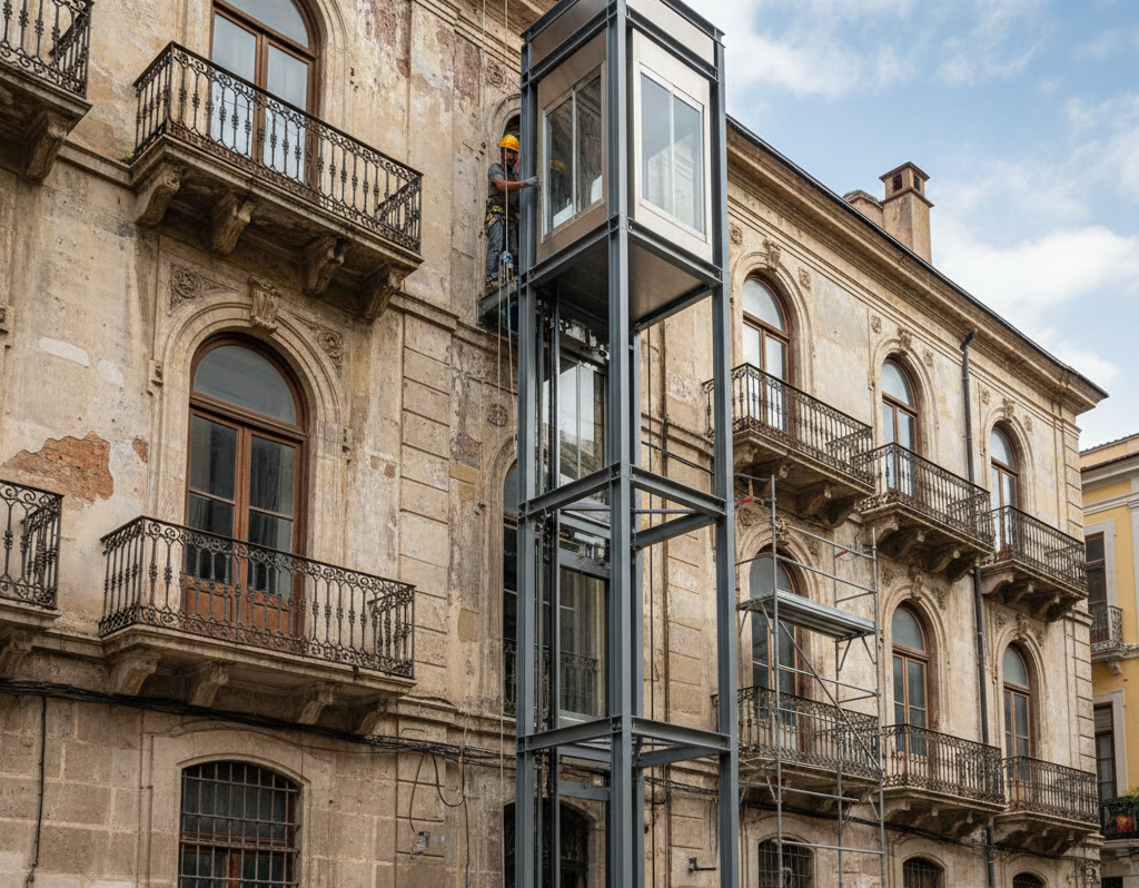 هزینه نصب آسانسور در ساختمانهای قدیمی 3 هزینه نصب آسانسور در ساختمانهای قدیمی